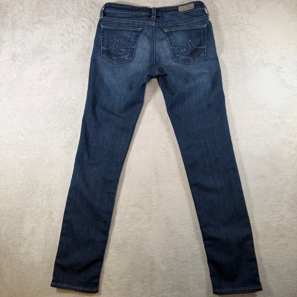 AG Adriano Goldschmied The Stilt Cigarette Jeans Dark Wash 26R Made in USA‎ - Picture 2 of 10